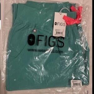 Figs Scrub Pants, Surgical Green, HW M/Petite